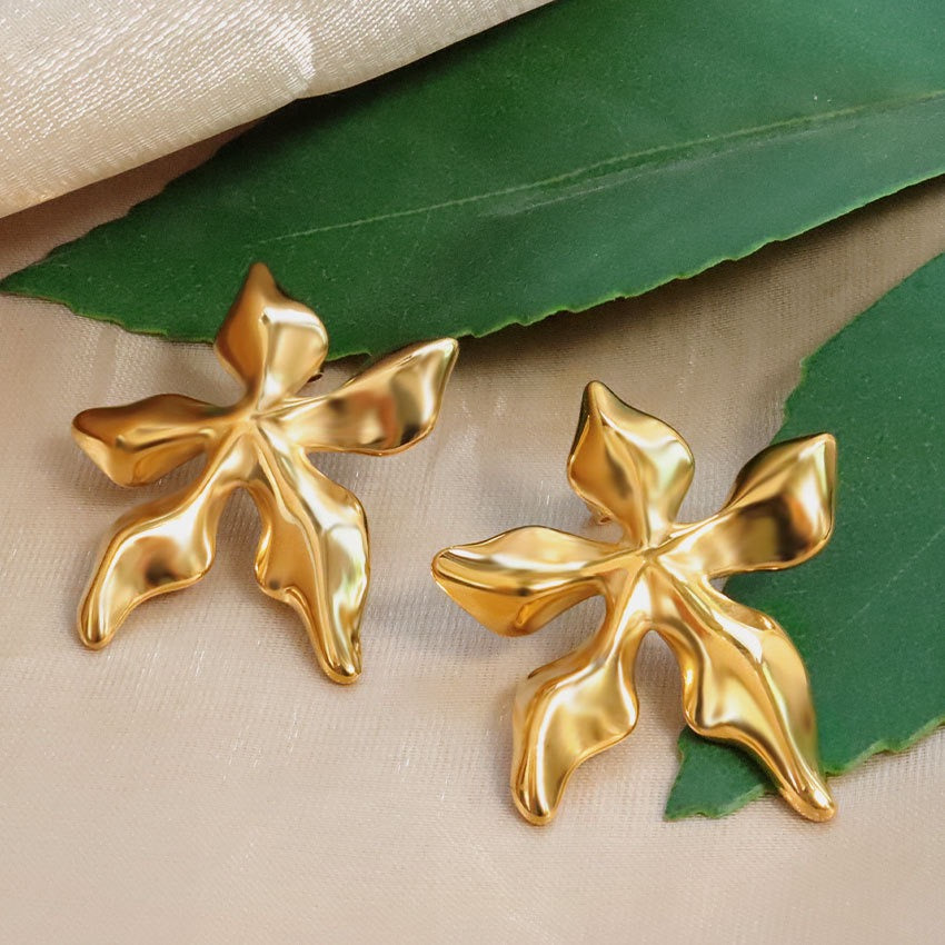 March spring flowers earrings