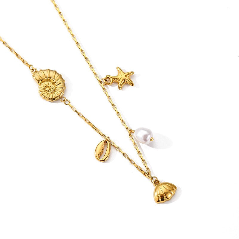Teddy charm necklace set