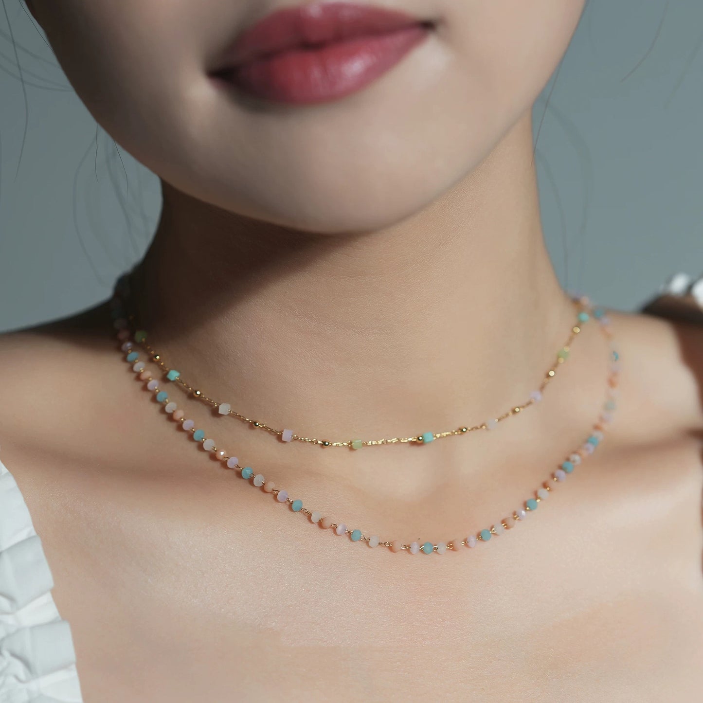 Dainty beady necklace