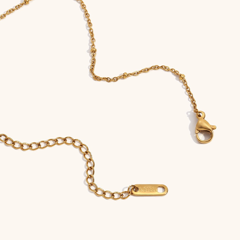 Blue turquoise eye necklace