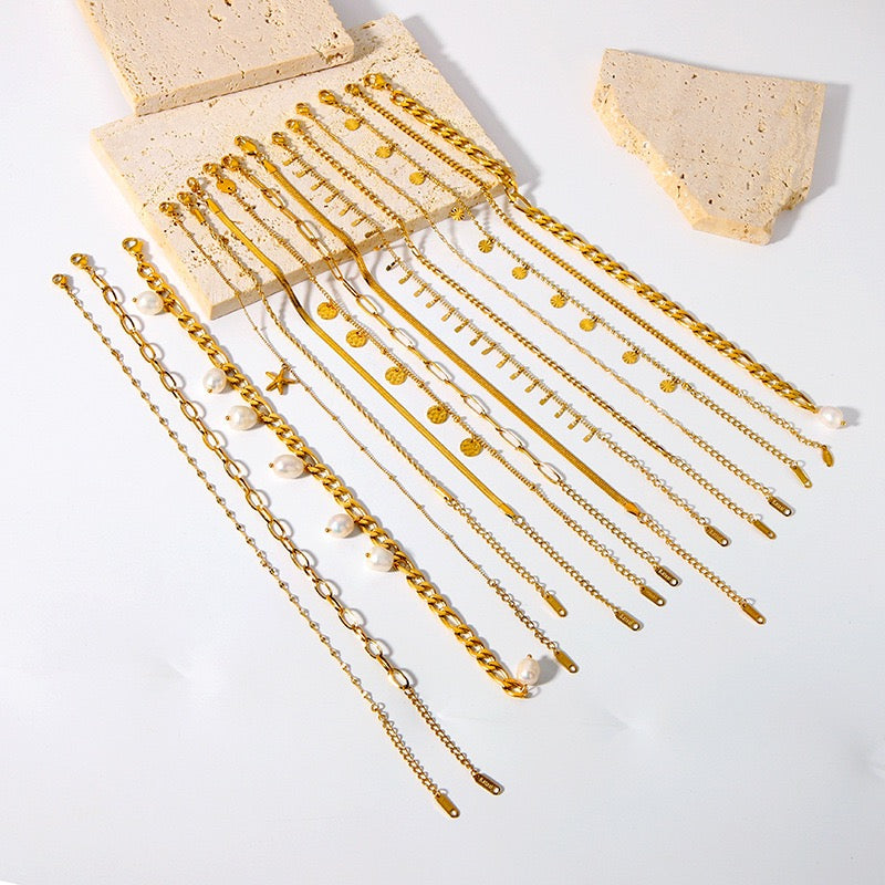 Taliah Beach anklets