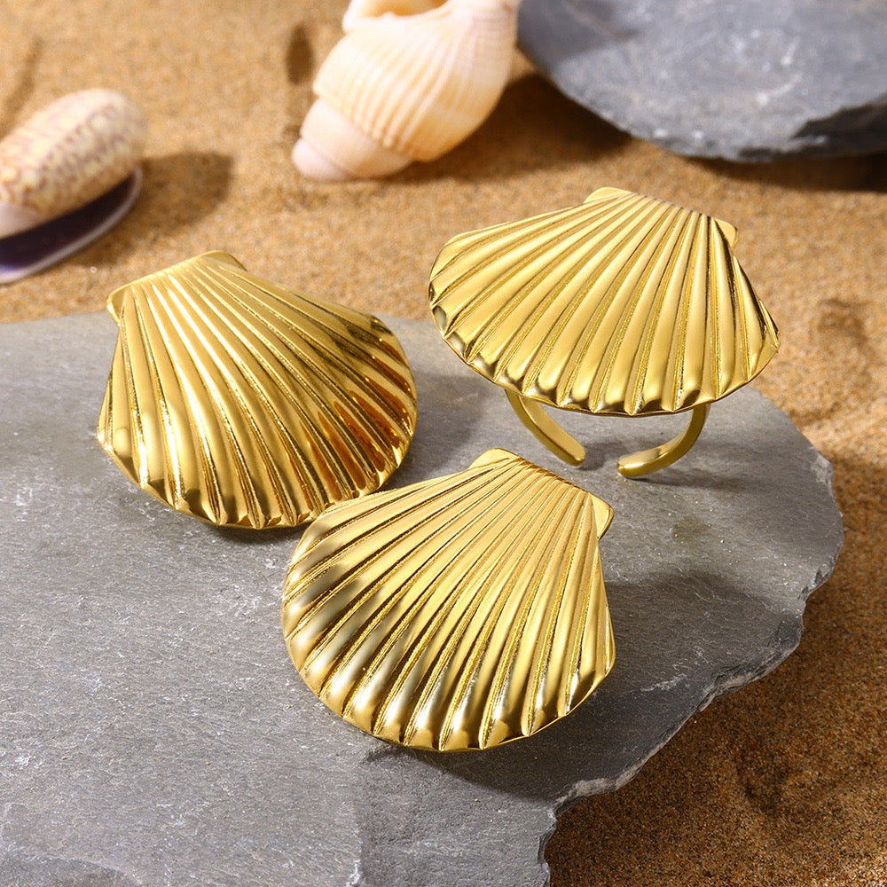 Bondi Sophie shell ring set