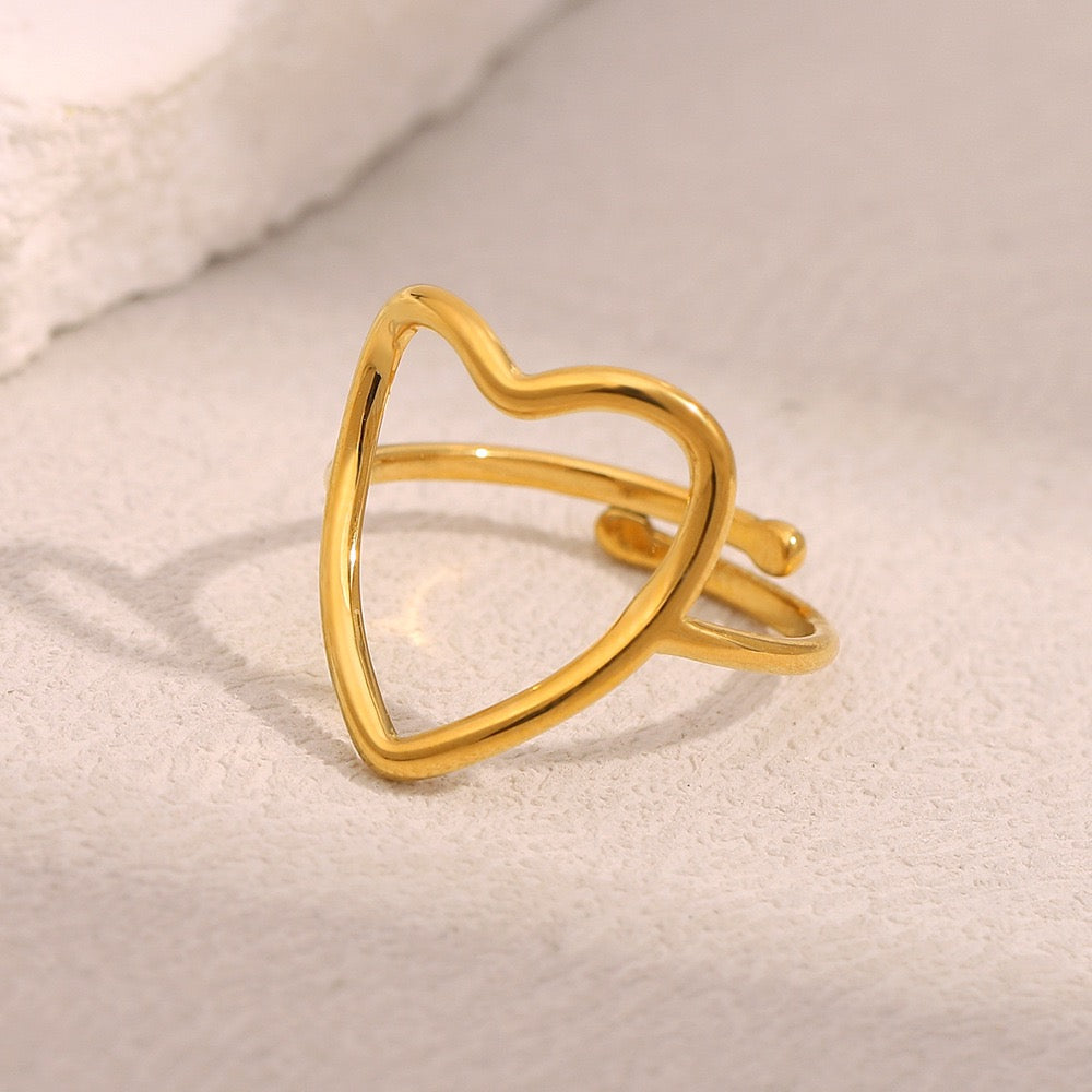 Emily heart ring