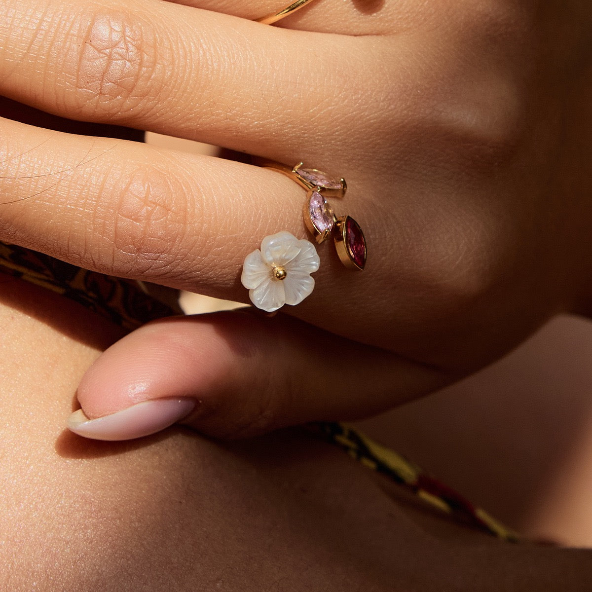 Spring flower rings