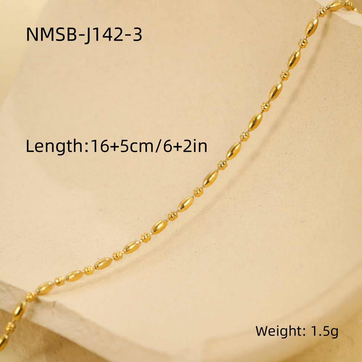 White Daisy bracelet set