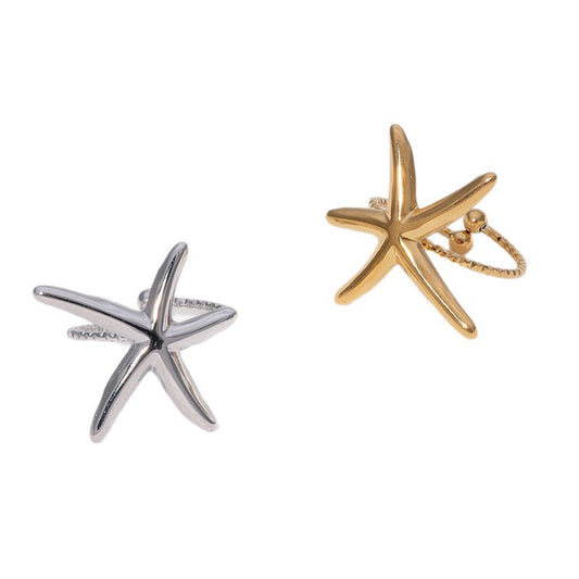 Skinny starfish ring