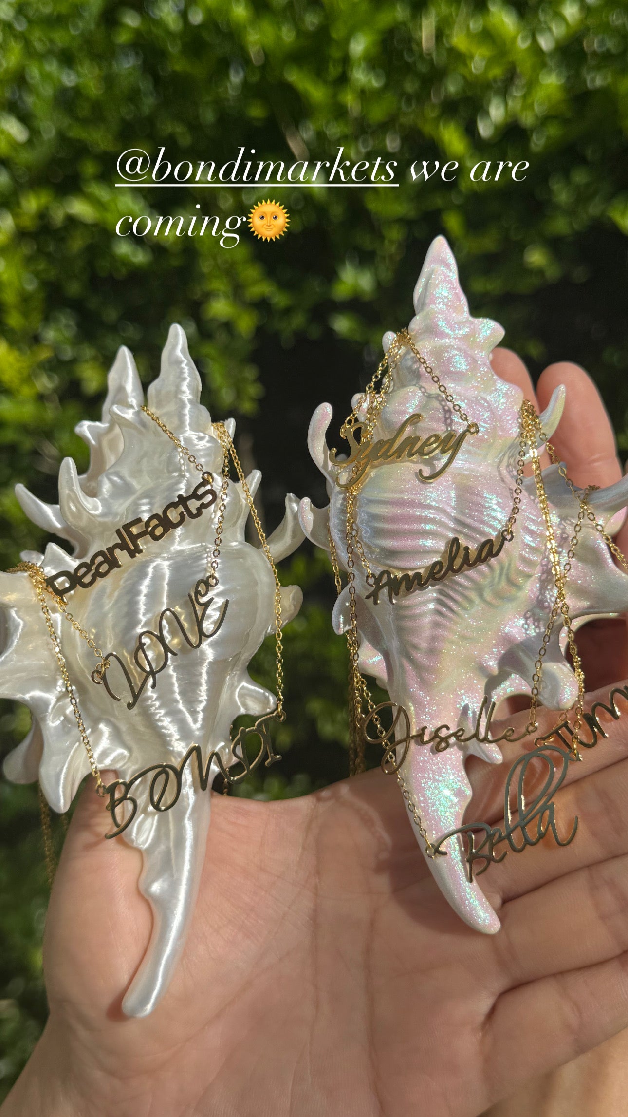 Sound of the ocean hair clips