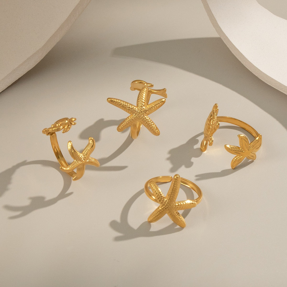 Starfish creatures ring