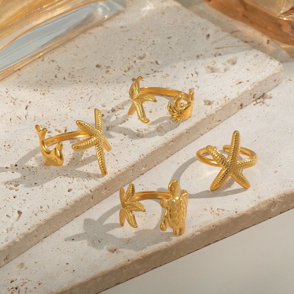 Starfish creatures ring