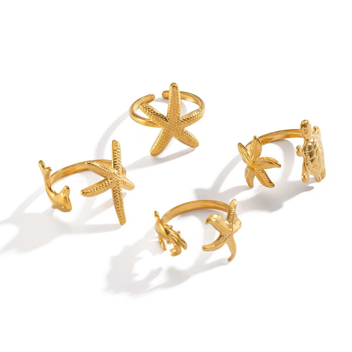 Starfish creatures ring