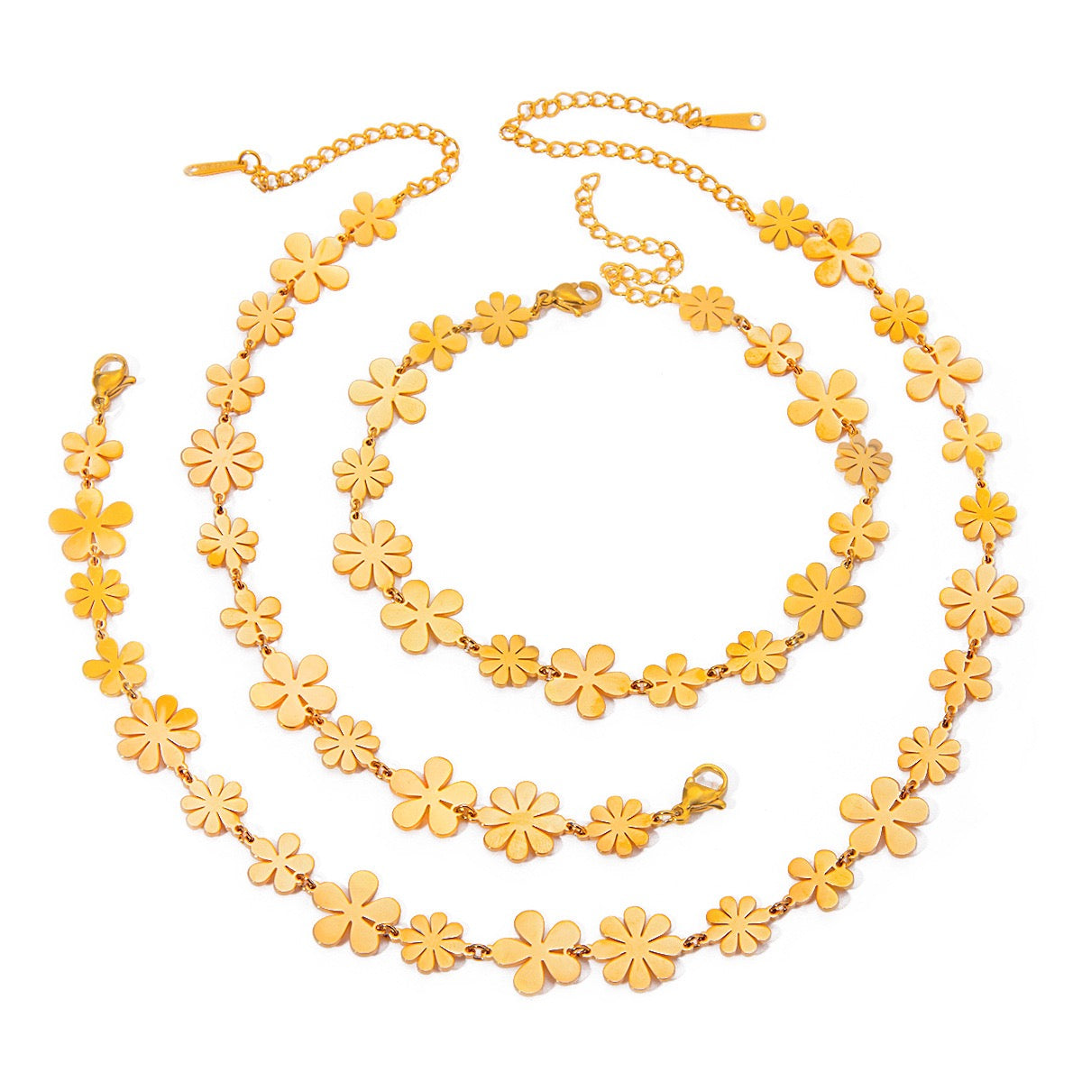 Summer flowers bracelet