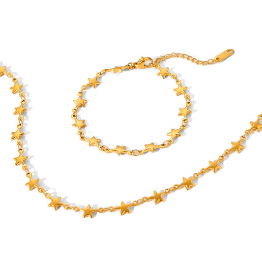 Dainty mini stars bracelet