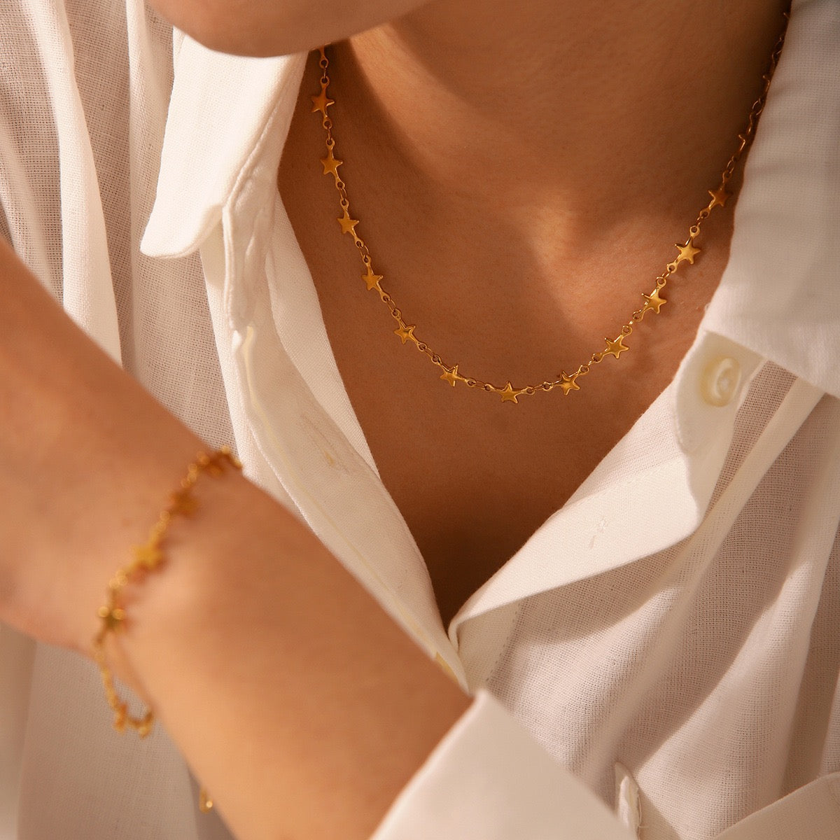 Dainty mini stars bracelet