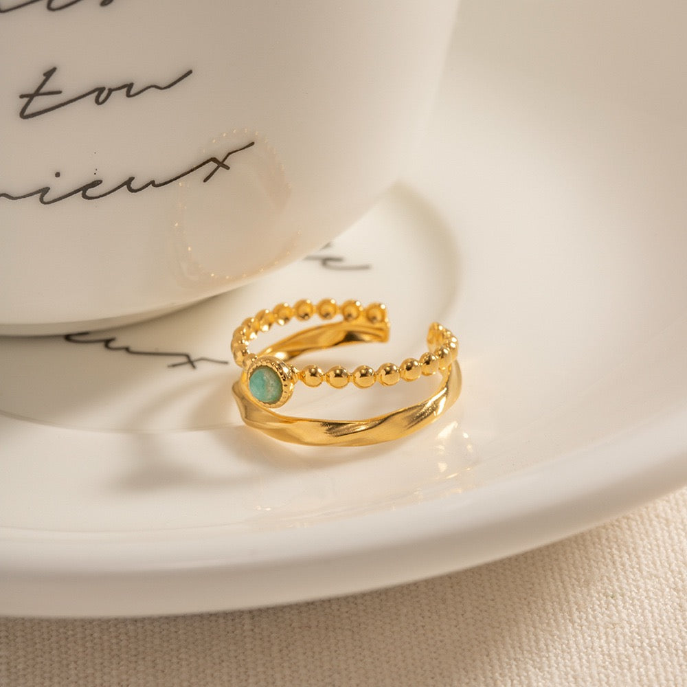 Blisaa Blue eye rings