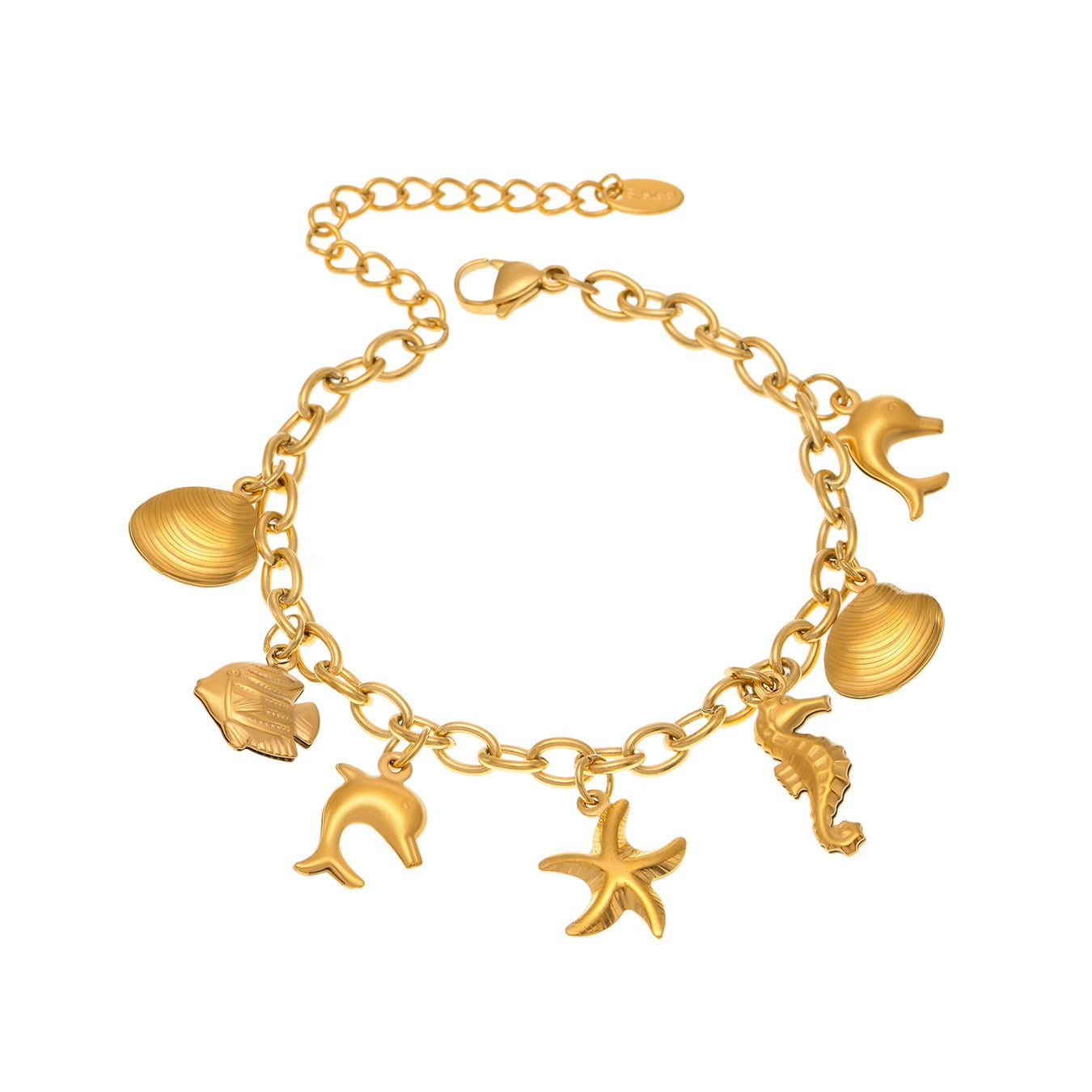 Ocean creatures charm bracelet/anklet