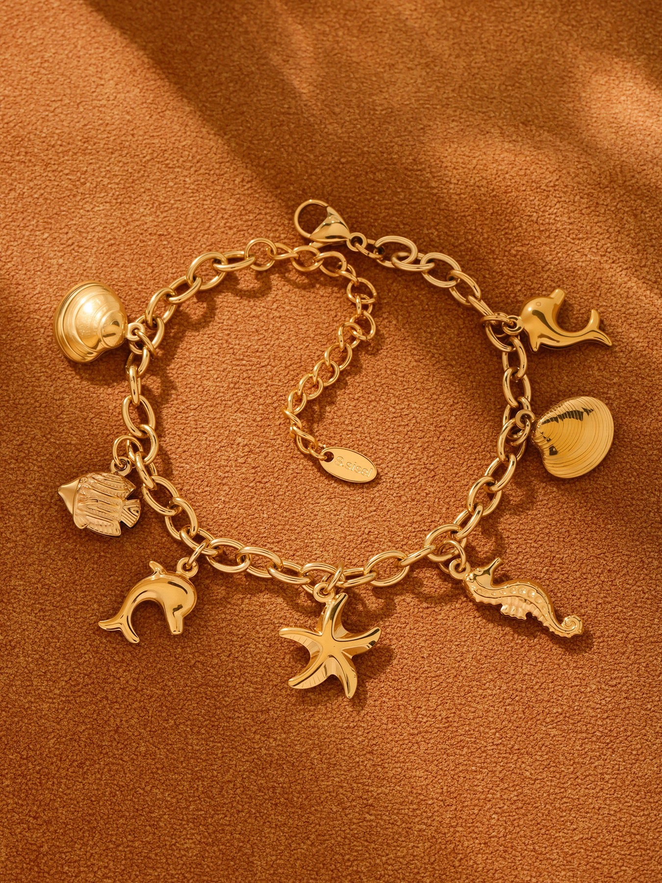 Ocean creatures charm bracelet/anklet