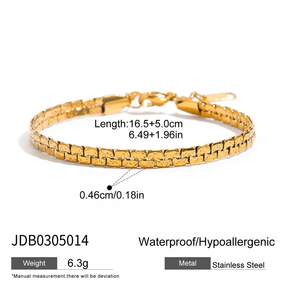 Square cubes necklace bracelet set