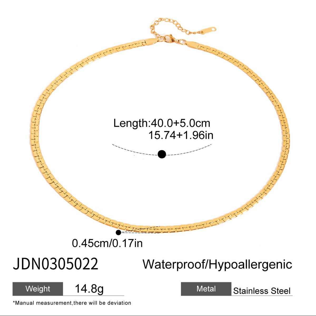 Summer chain necklaces