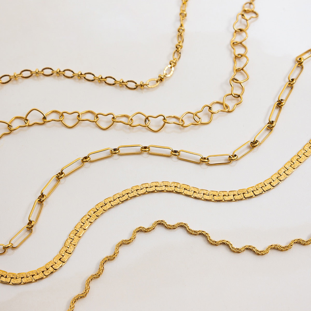 Summer chain necklaces