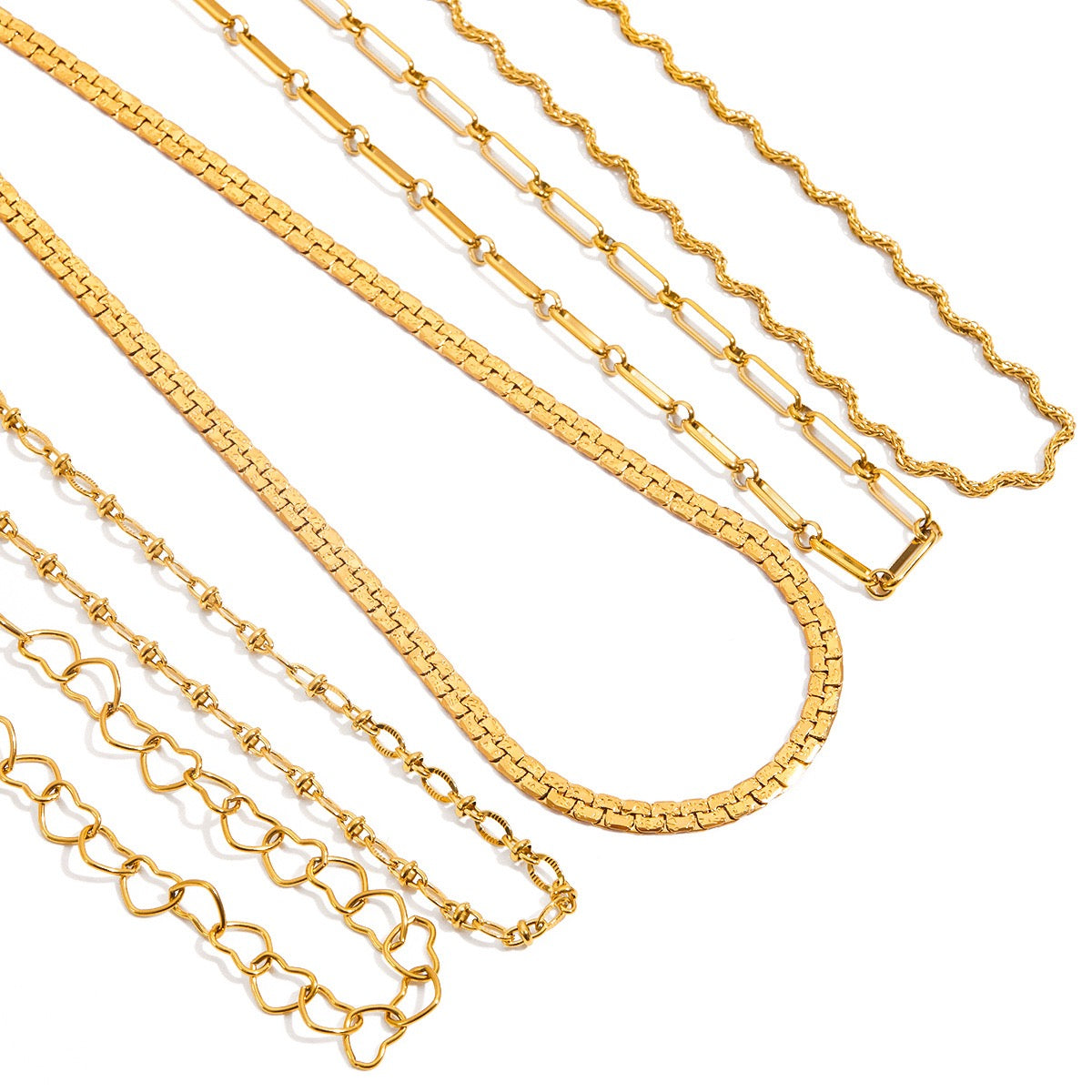 Summer chain necklaces