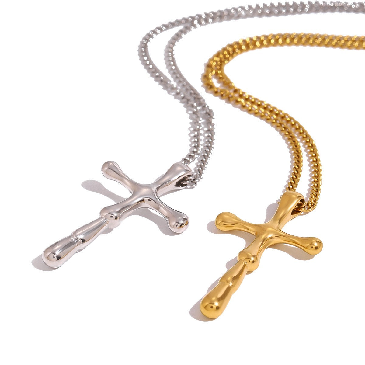 Classic cross necklace