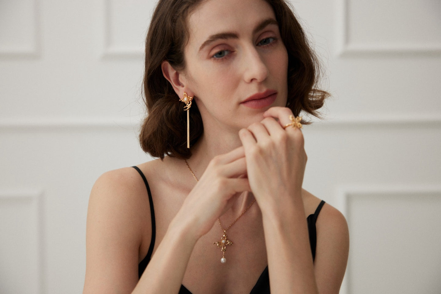 Sergio Butterfly Pearl set