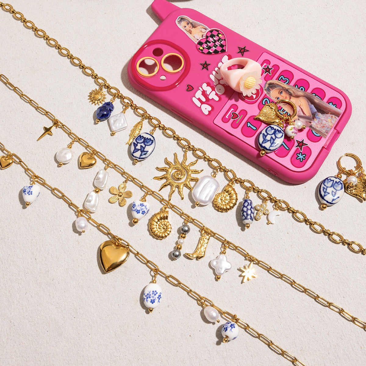 Blue Bondi sun charm collections