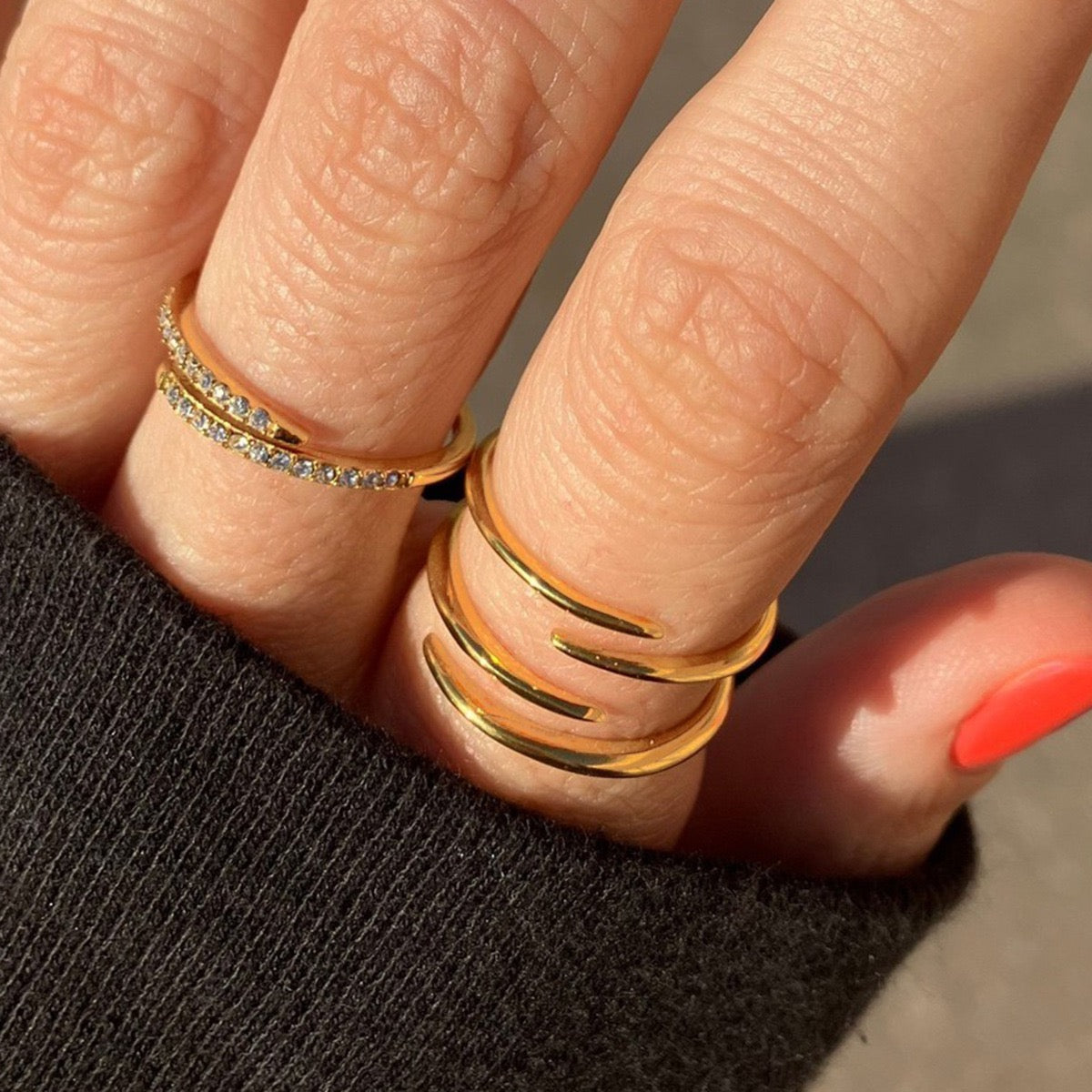 Crossing the line ring