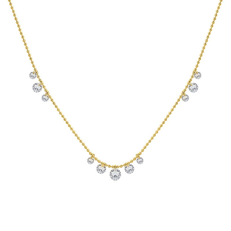 Crystal drop necklace