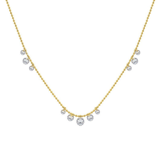 Crystal drop necklace