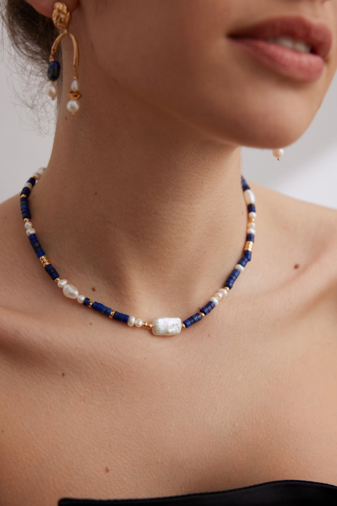 Murra lapis pearl set
