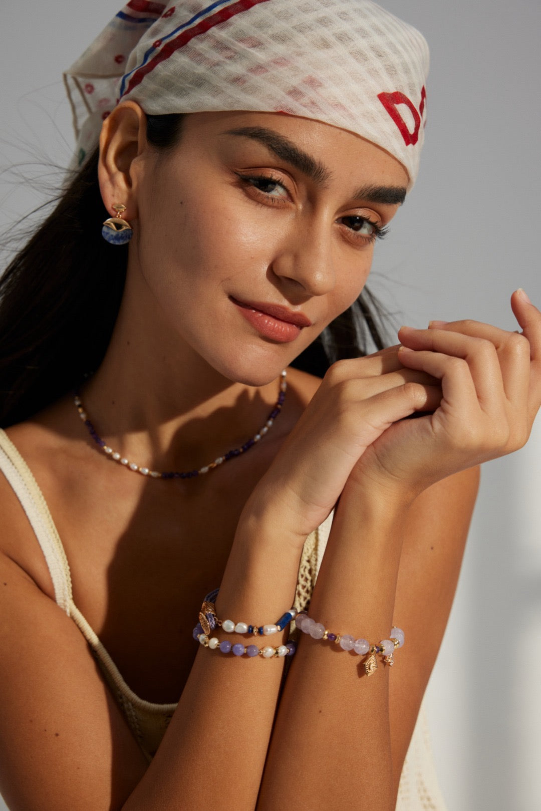 Lakeside Lapis pearl bracelet