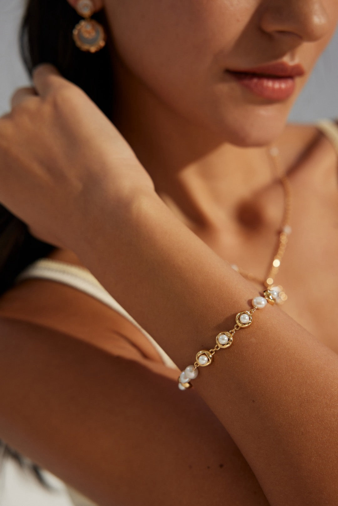 Charleen Natural Pearl bracelets