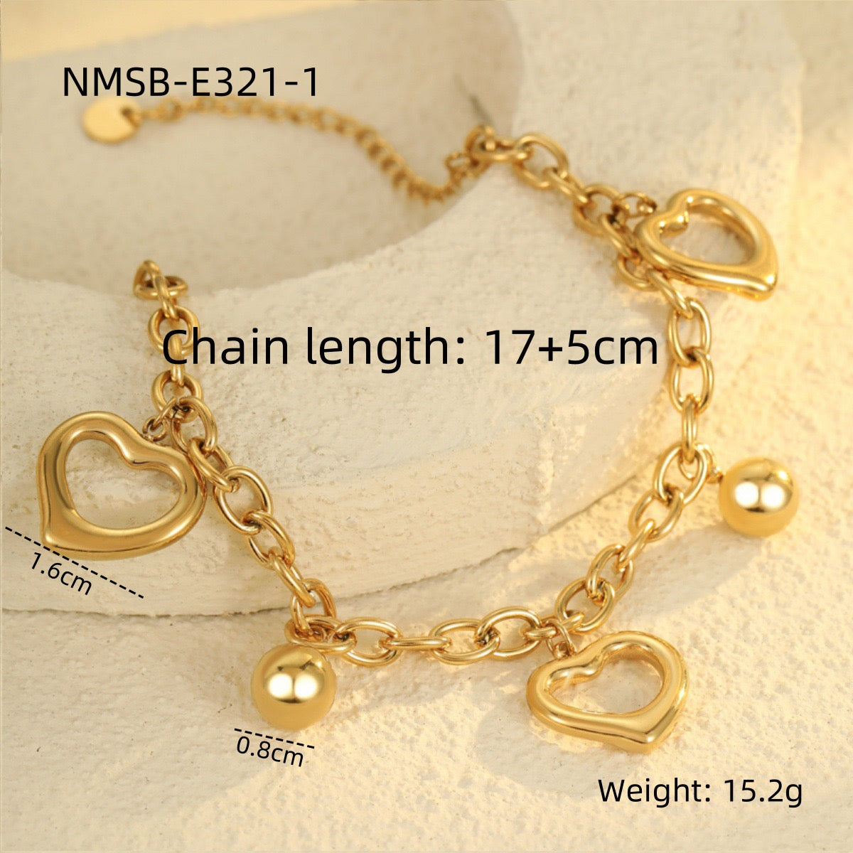 Statement chunky chain bracelets