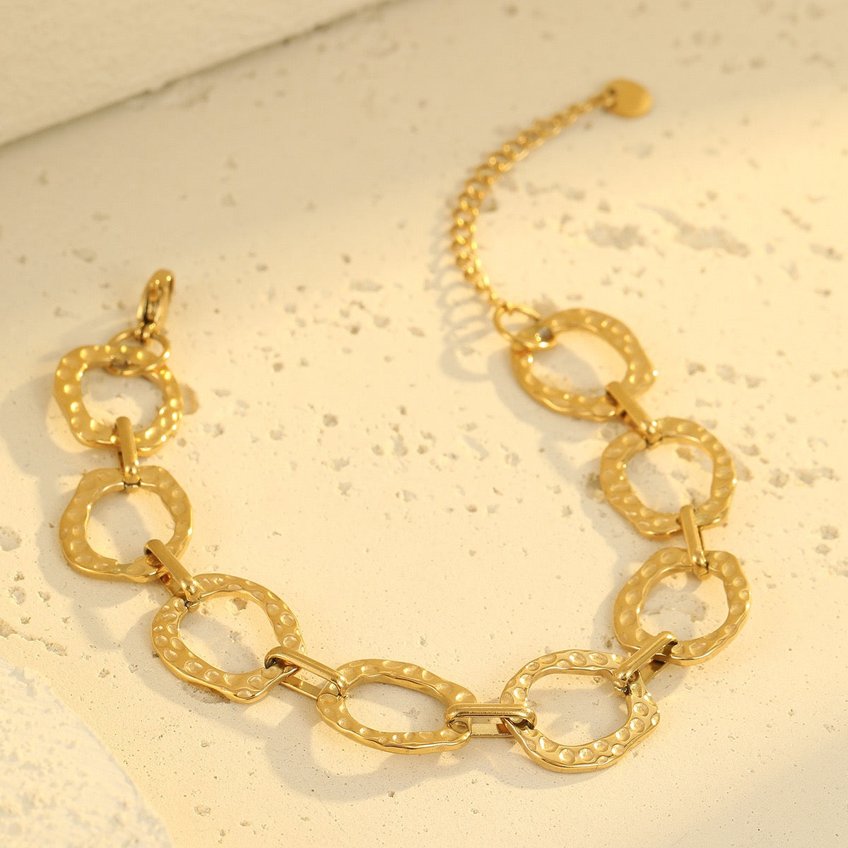 Statement chunky chain bracelets