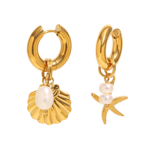 Starfish shell hoops