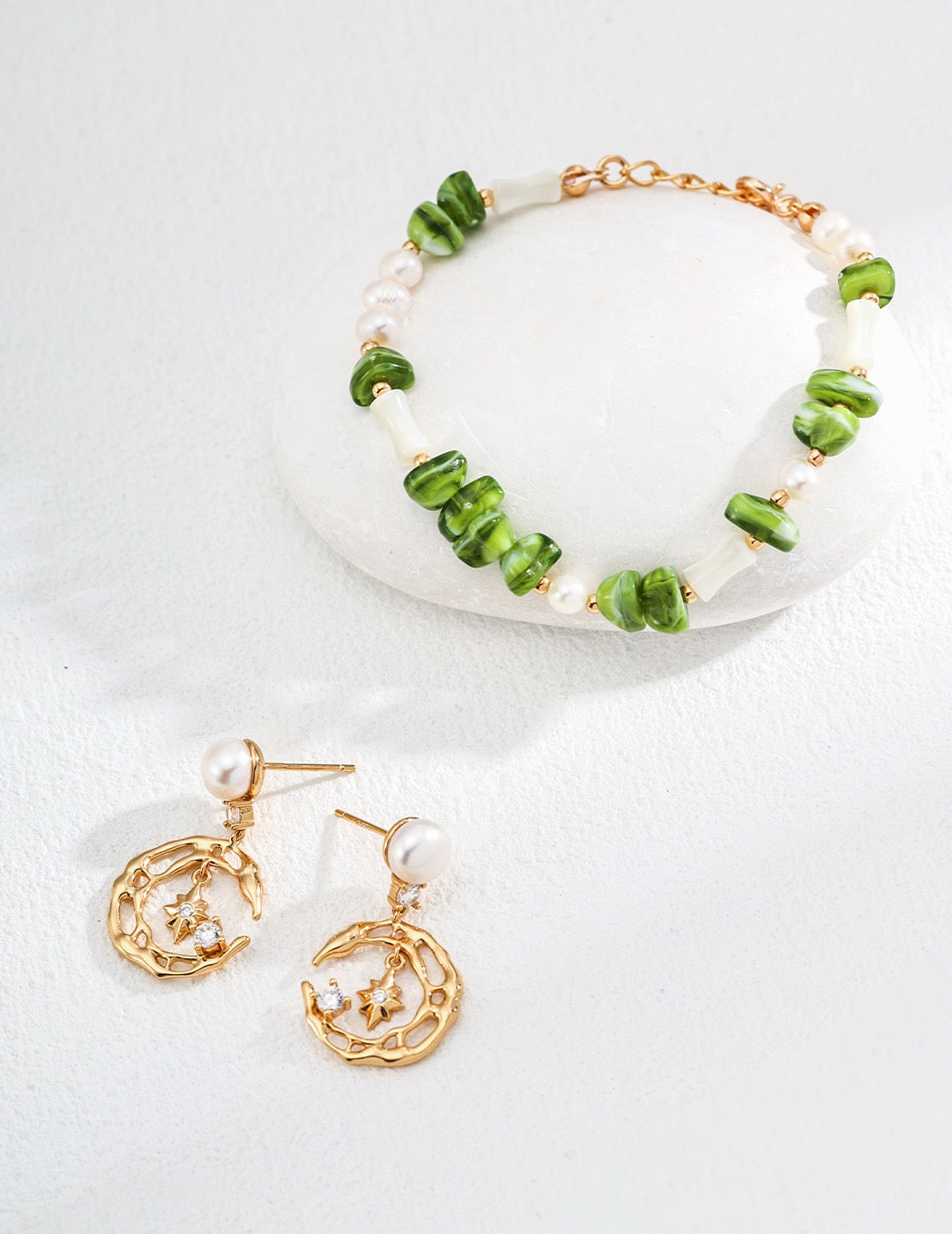 Central Moonlight sky earrings