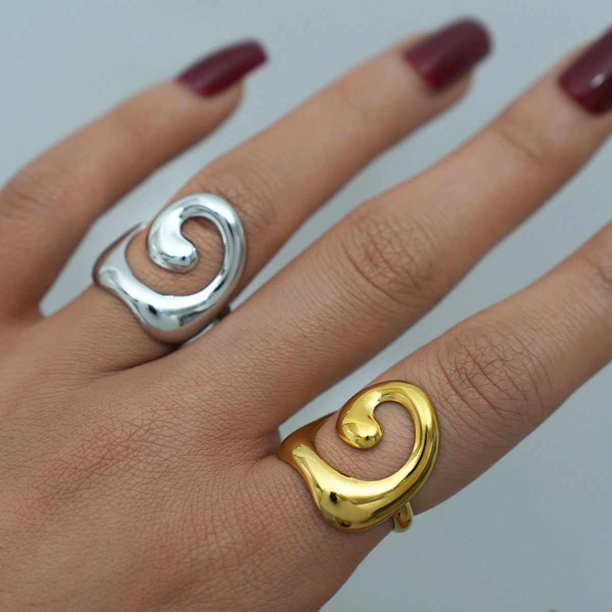 Pacific wave rings
