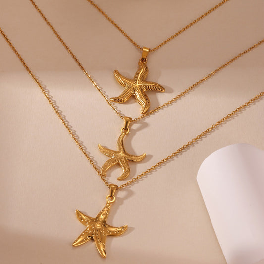 Starfish pendant necklace