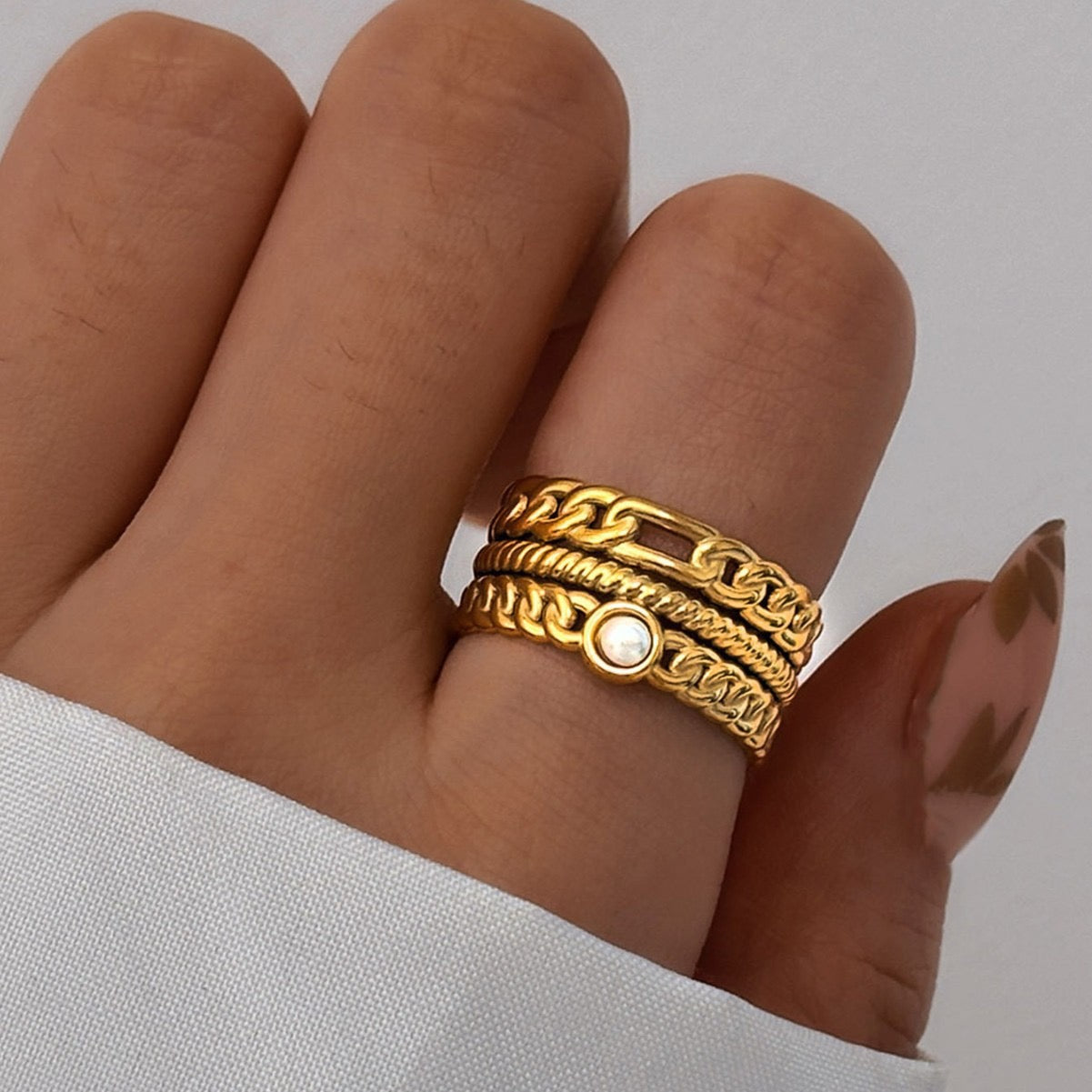 Layer Crown ring
