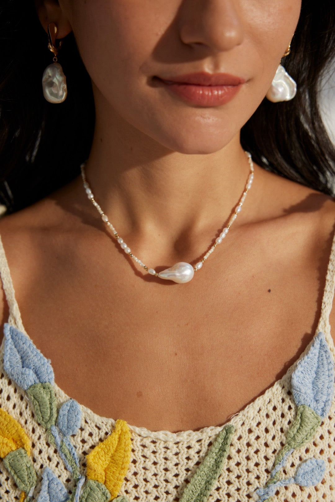 Barcelona Baroque Pearl necklace