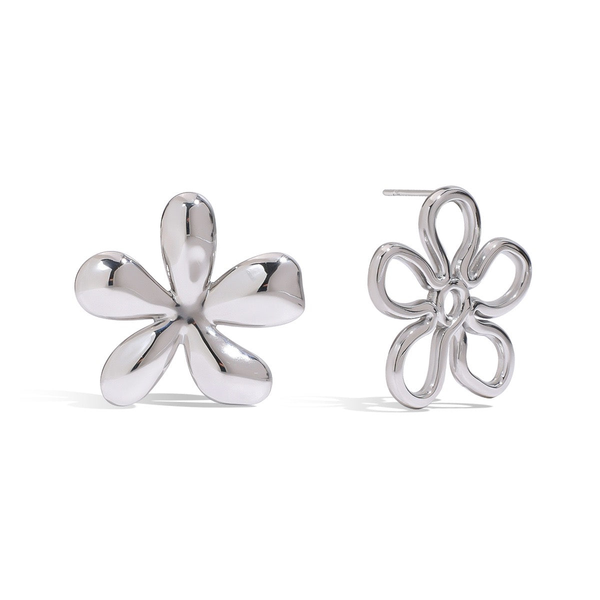 Matchy flower earrings