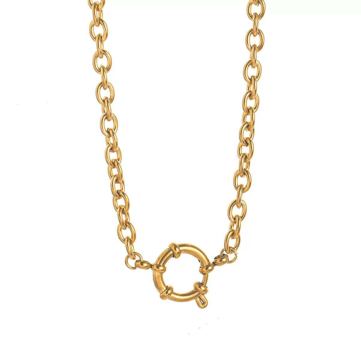 Statement chains necklace