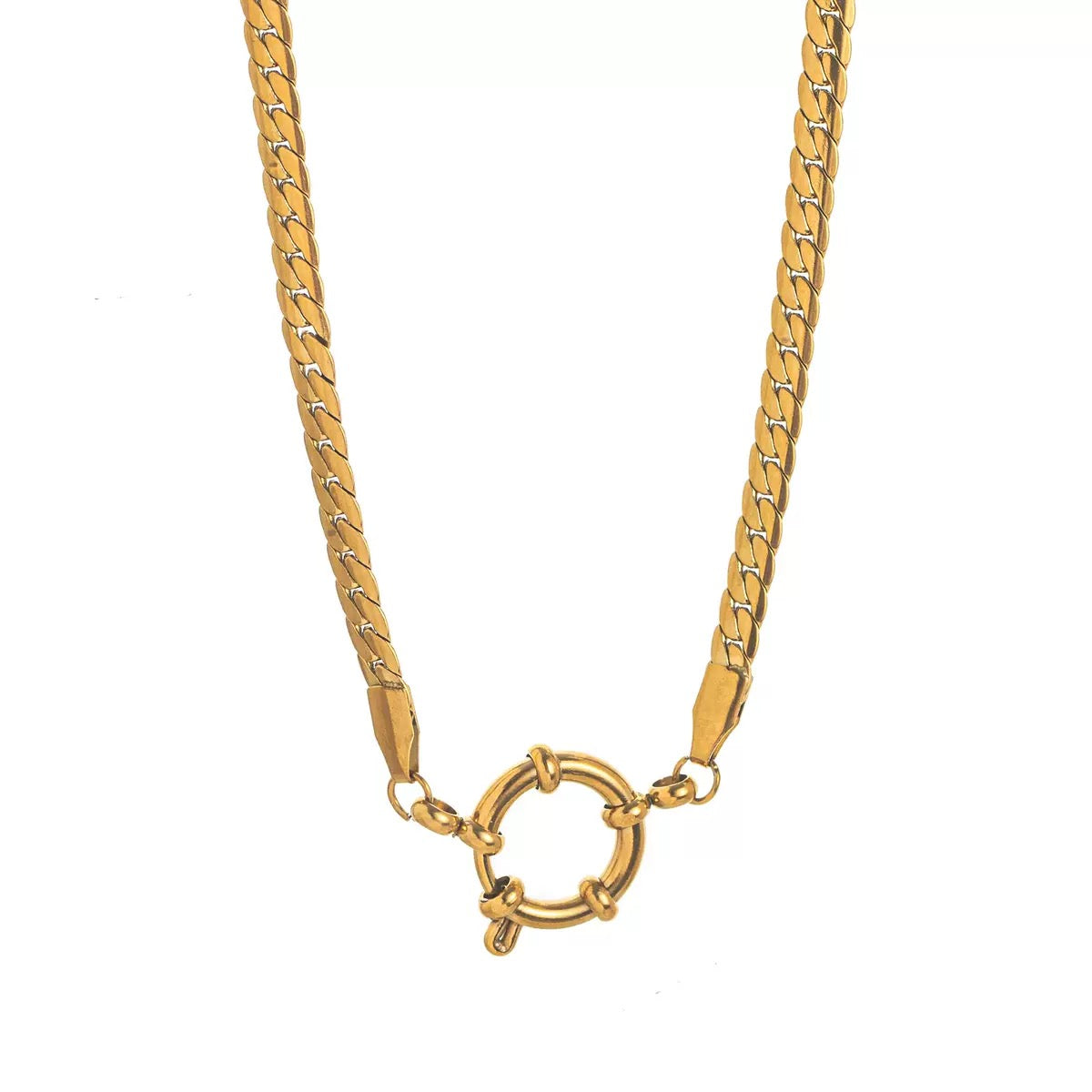 Statement chains necklace