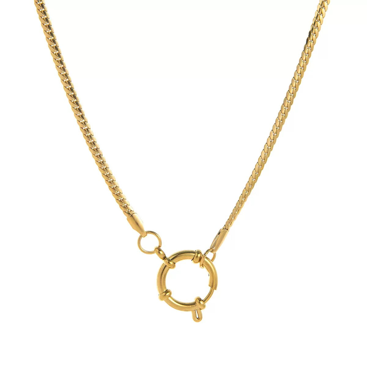 Statement chains necklace